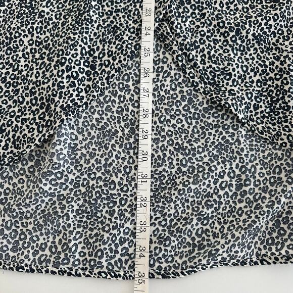 American Eagle Wrap Midi Skirt Womens Medium Leopard Print - Picture 3 of 9
